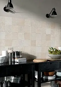 Background tile, Effect stone,other stones, Color beige, Style patchwork, Ceramics, 30x90 cm, Finish matte