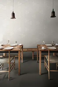 Grundflise, Effekt beton, Farve grå, Uglaseret porcelænsstentøj, 18.2x21 cm, Overflade skridsikker