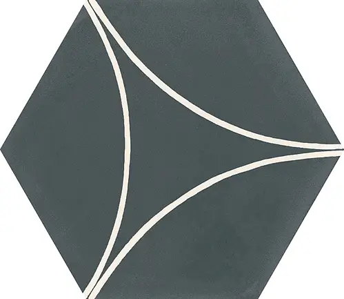 Marazzi, Cementum, M9W2_CementumIndigoDecoroArco
