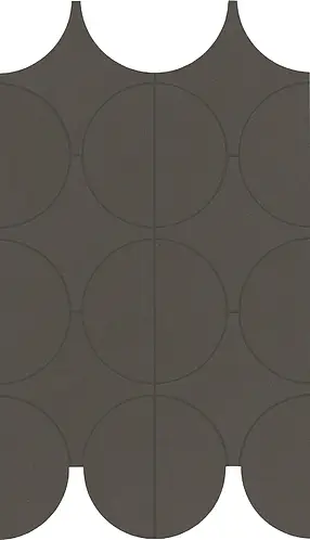 Marazzi, Cementum, M9Y4_CementumCarbonMosaicoCerchi