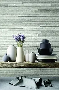 Hintergrundfliesen, Optik stein, Farbe graue, Keramik, 30x90 cm, Oberfläche matte