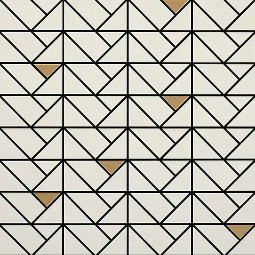 Marazzi, Eclettica, M3J8_EcletticaCreamMosaicoBronze
