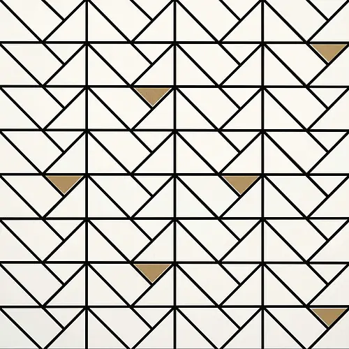 Marazzi, Eclettica, M3JA_EcletticaWhiteMosaicoBronze