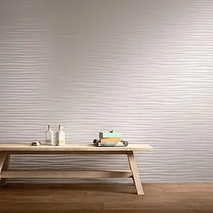 Hintergrundfliesen, Farbe weiße, Keramik, 40x120 cm, Oberfläche Satinierte