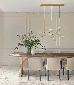 Background tile, Effect other marbles, Color white, Unglazed porcelain stoneware, 100x100 cm, Finish matte