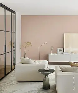 Background tile, Effect calacatta, Color white, Unglazed porcelain stoneware, 100x100 cm, Finish matte