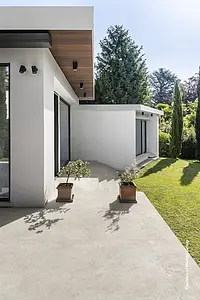 Background tile, Effect travertine, Color beige, Unglazed porcelain stoneware, 100x100 cm, Finish antislip