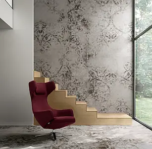 Background tile, Effect fabric, Color grey, Unglazed porcelain stoneware, 120x240 cm, Finish antislip