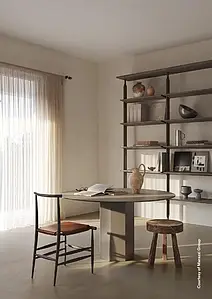 Background tile, Effect concrete, Color brown, Unglazed porcelain stoneware, 160x320 cm, Finish antislip