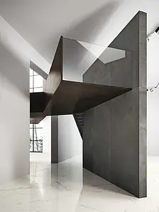 Bakgrundskakel, Textur betong, Färg grå, Oglaserad granitkeramik, 120x240 cm, Yta halksäker