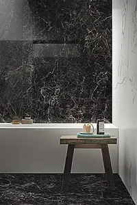 Grundflise, Effekt sten,other marbles, Farve brun, Uglaseret porcelænsstentøj, 120x240 cm, Overflade poleret