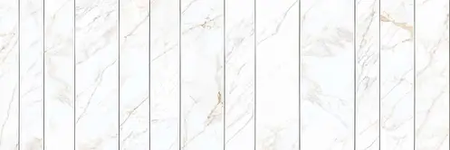 Marazzi, Magnifica, M8FN_MagnificaCalacattaGoldMosaicoStripIns.Metallo