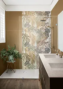 Background tile, Effect unicolor, Color yellow,brown, Ceramics, 40x120 cm, Finish matte