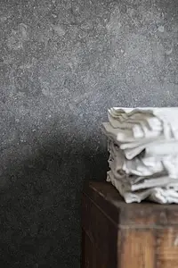 Grundflise, Effekt sten,granit, Farve grå, Glaseret porcelænsstentøj, 60x60 cm, Overflade skridsikker