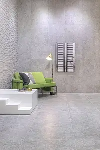 Background tile, Effect stone,granite, Color grey, Glazed porcelain stoneware, 60x120 cm, Finish antislip