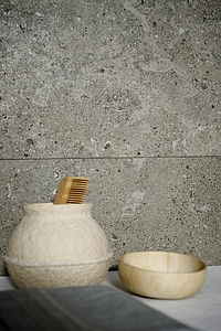 Mystone Gris Fleury Porcelain Tiles produced by Marazzi, Stone effect