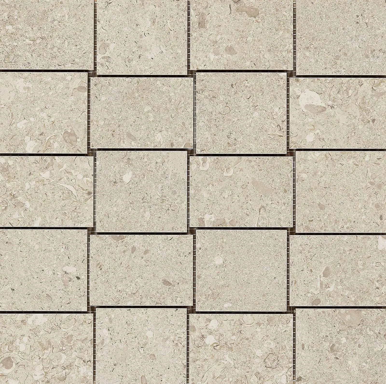 MLWD_MlwdGrisFleuryMosaicoBeige Marazzi Mystone Gris Fleury