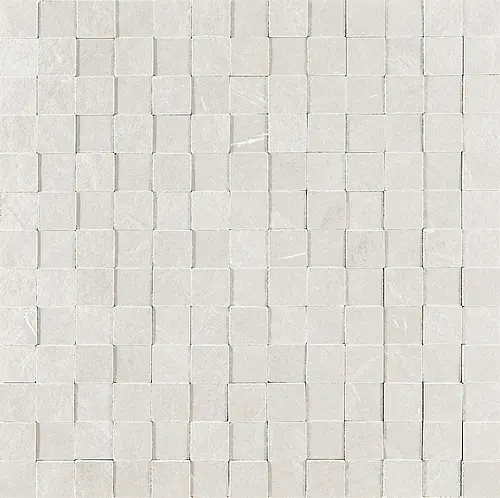 Marazzi, Mystone Lavagna, MD1H_LavagnaMosaico3DBianco