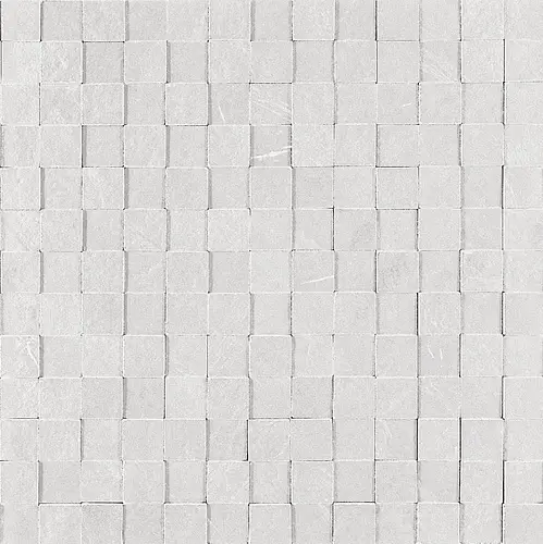 Marazzi, Mystone Lavagna, MD1H_LavagnaMosaico3DBianco