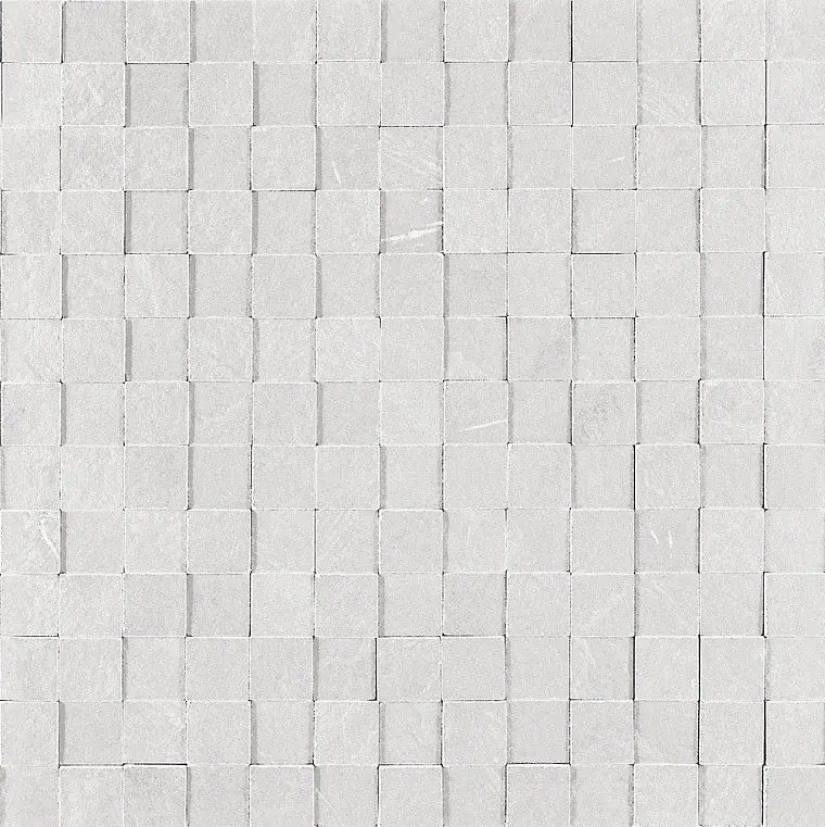 MD1H_LavagnaMosaico3DBianco Marazzi Mystone Lavagna