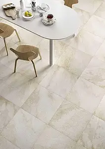 Background tile, Effect stone,quartzite, Color beige, Unglazed porcelain stoneware, 60x60 cm, Finish antislip
