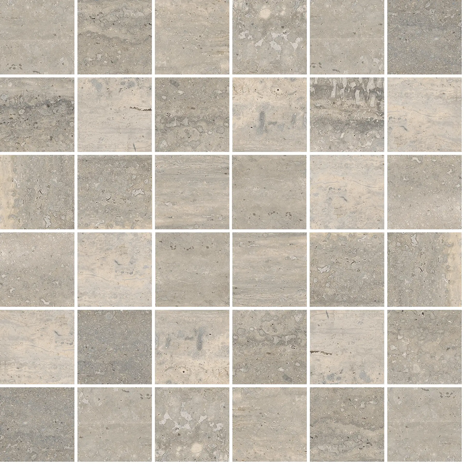 M9P0_MystoneTravertinoSilverMosaico Marazzi Mystone Travertino