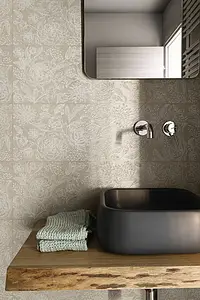 Background tile, Effect stone,sandstone, Color beige, Ceramics, 33x100 cm, Finish matte
