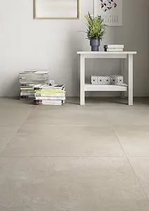 Background tile, Effect concrete, Color beige, Unglazed porcelain stoneware, 75x75 cm, Finish matte