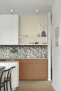 Background tile, Effect unicolor, Color beige, Ceramics, 30x90 cm, Finish matte