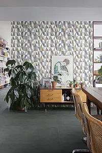 Background tile, Color multicolor, Ceramics, 30x90 cm, Finish matte