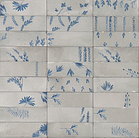 M96V_RiceGrigioDecoroLeafLux Marazzi Rice