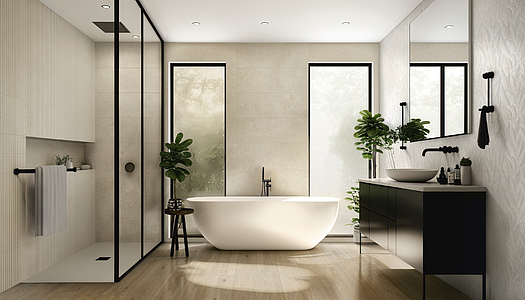 Background tile, Effect other stones, Color beige, Ceramics, 30x90 cm, Finish matte