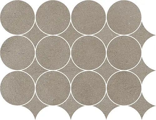 Marazzi, Slow, MP2U_SlowArgillaMosaicoCircolare