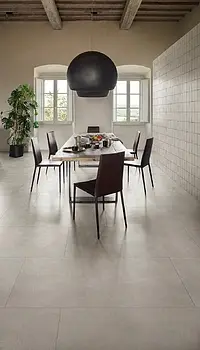Bakgrundskakel, Textur cotto,betong, Färg grå, Oglaserad granitkeramik, 75x150 cm, Yta halksäker