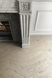 Piastrella di fondo, Effetto legno, Colore beige, Gres porcellanato non smaltato, 11x54 cm, Superficie opaca