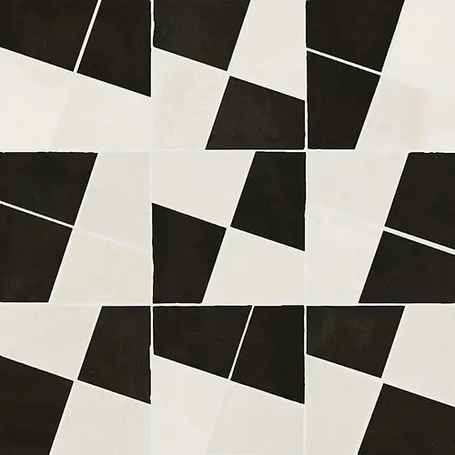 Marazzi, Zellige, M8WH_Zellige Gesso/Carbone Mosaico