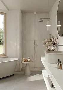 Background tile, Effect limestone,slate, Color grey, Unglazed porcelain stoneware, 60x120 cm, Finish antislip