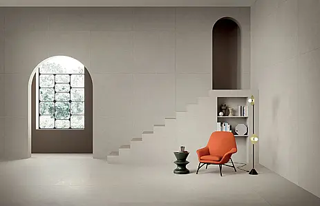 Trappe, Uglaseret porcelænsstentøj, 33x120 cm, Overflade skridsikker