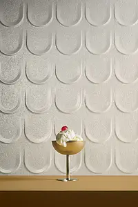 Background tile, Color beige, Ceramics, 50x120 cm, Finish glossy