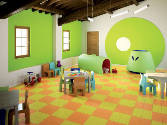 Color Mix Feinsteinzeuges hergestellt von Ceramiche Marca Corona, 0, Stil kinderzimmer, Optik unicolor