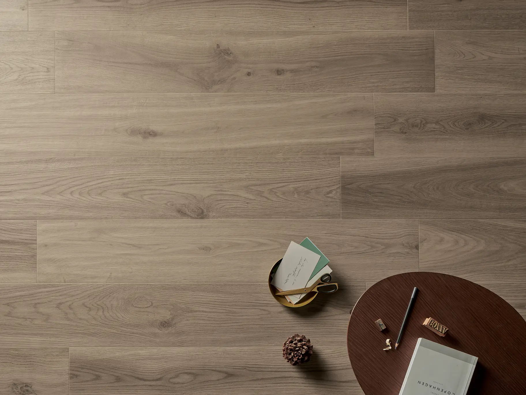 Background tile, Effect wood, Color grey,brown, Unglazed porcelain stoneware, 20x120 cm, Finish antislip