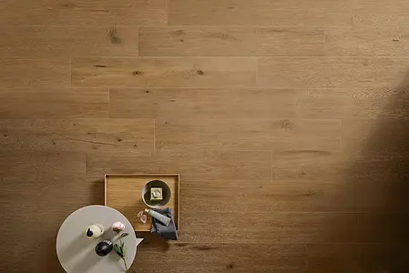 Background tile, Effect wood, Color beige,brown, Unglazed porcelain stoneware, 20x120 cm, Finish matte