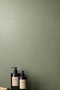Background tile, Color green, Ceramics, 50x120 cm, Finish matte