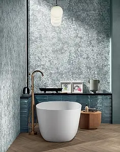 Background tile, Color grey,sky blue, Ceramics, 50x120 cm, Finish matte