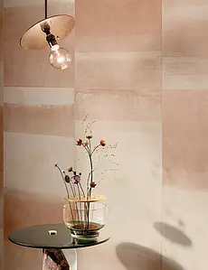 Grundflise, Farve beige,lyserød, Uglaseret porcelænsstentøj, 60x120 cm, Overflade skridsikker