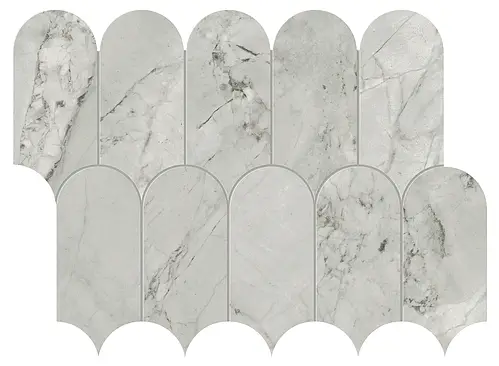 Ceramiche Marca Corona, Scultorea, J587_SCULTOREA FOAM GREY TESSERE ARCO REFLEX