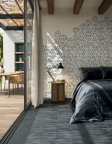 Navy blue tiles, terracotta effect, hexagon 22x25 (Italy). Reviews
