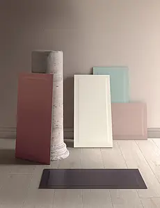 Bakgrunnsflis, Farge hvit, Keramikk, 40x80 cm, Overflate matt
