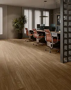 Background tile, Effect wood, Color beige, Unglazed porcelain stoneware, 20x120 cm, Finish antislip