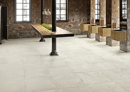 Grundflise, Effekt beton, Farve beige, 60x60 cm, Overflade skridsikker